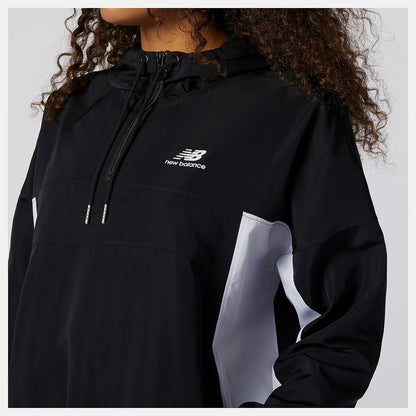 Women New Balance NB Essentials Windbreaker Anorak Jacket