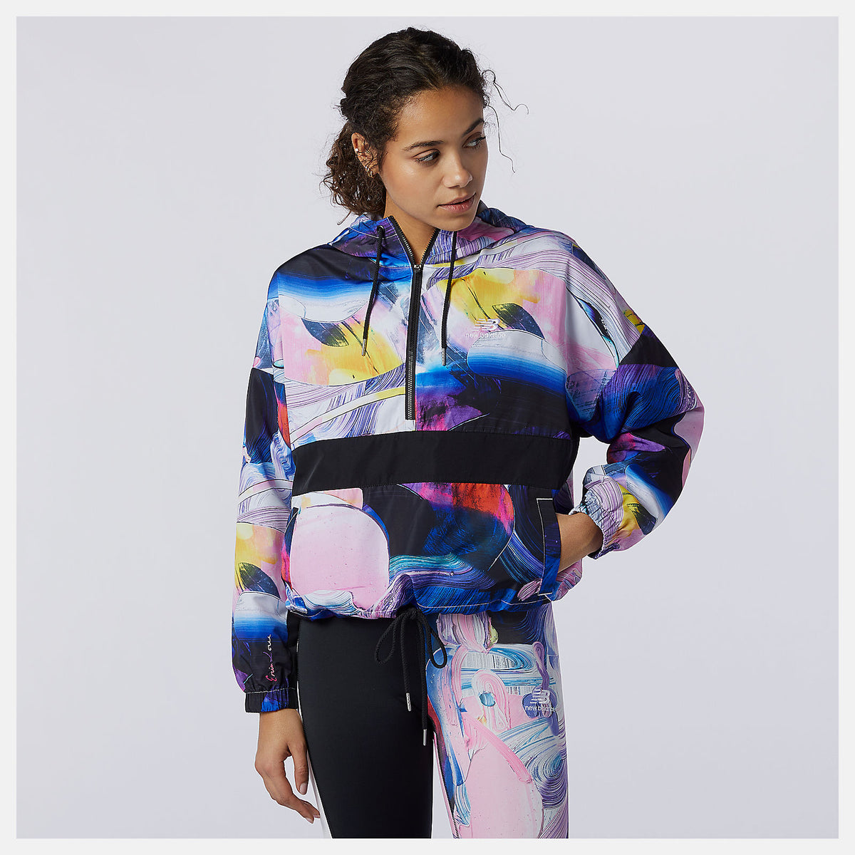 Women New Balance NB Athletics Printed Anorak Jacket