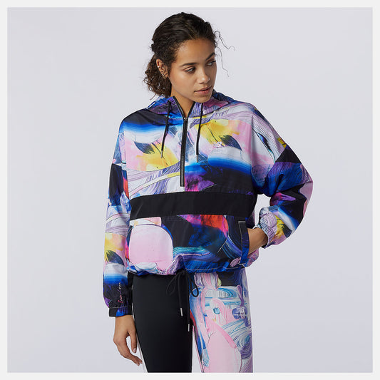 Women New Balance NB Athletics Printed Anorak Jacket