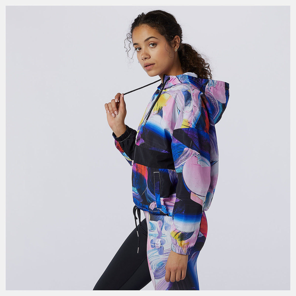 Women New Balance NB Athletics Printed Anorak Jacket