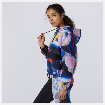 Women New Balance NB Athletics Printed Anorak Jacket