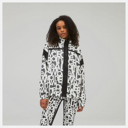 Women New Balance Relentless Printed Woven Jacket