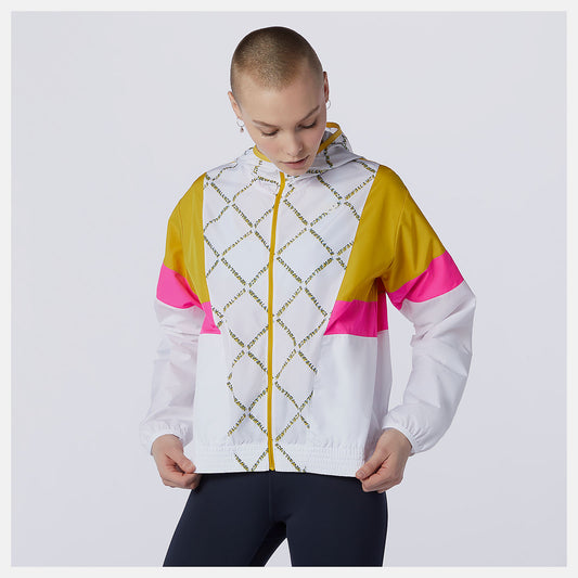 Women New Balance Printed Fast Flight Jacket