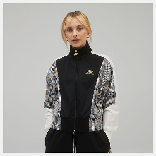Women New Balance NB Athletics Higher Learning Stripe Track Jacket