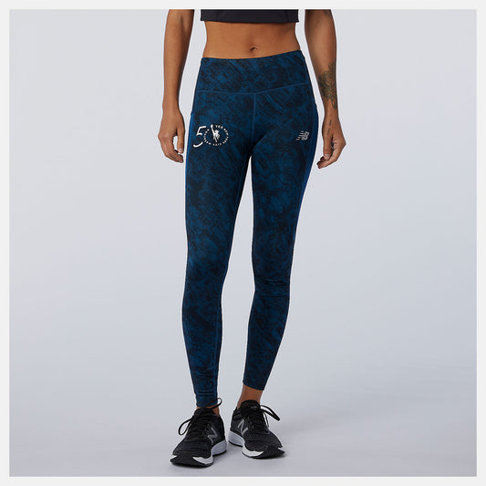 Women New Balance NYC Marathon Printed Impact Run Tight