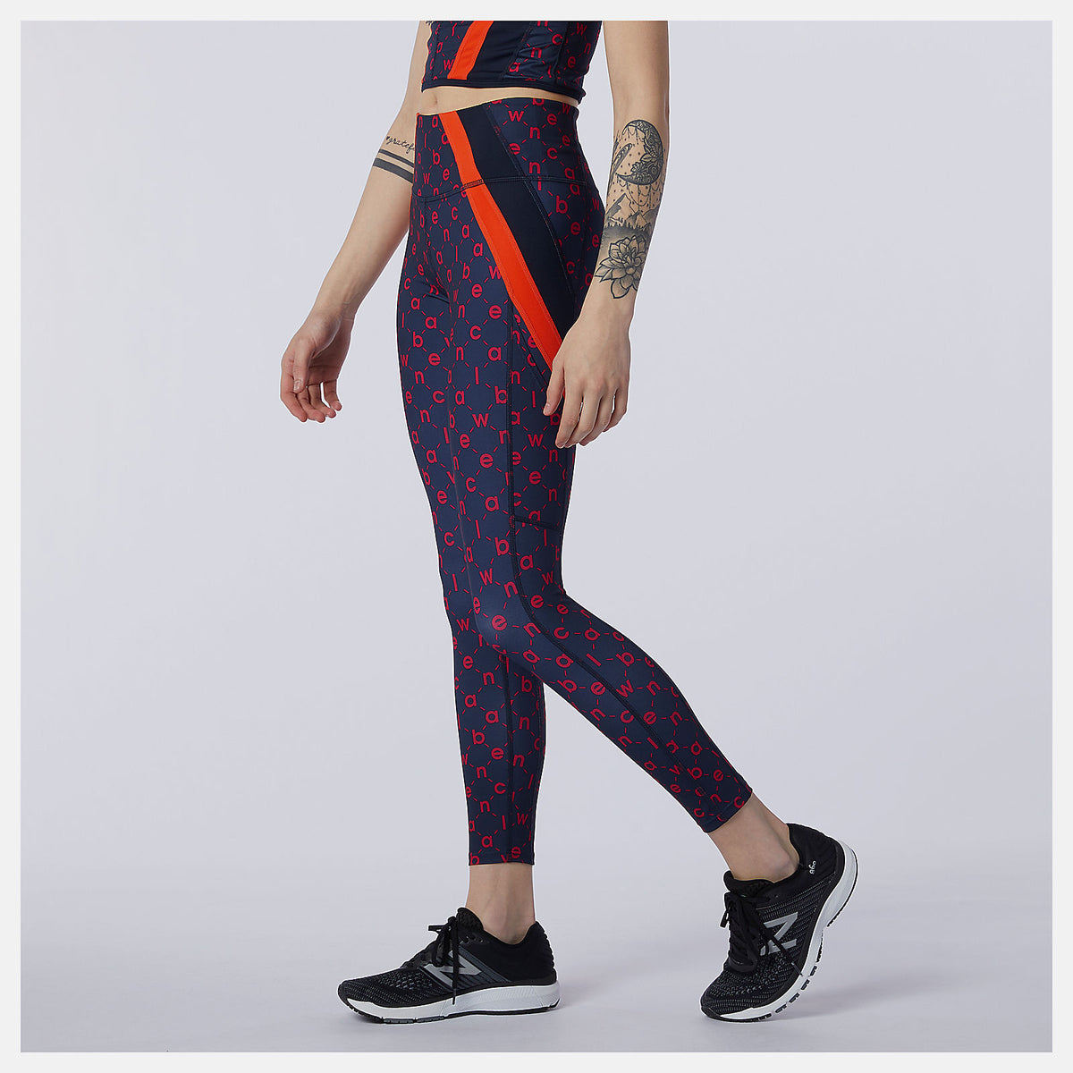 Women New Balance Transform 7/8 NBSleek Printed Tight