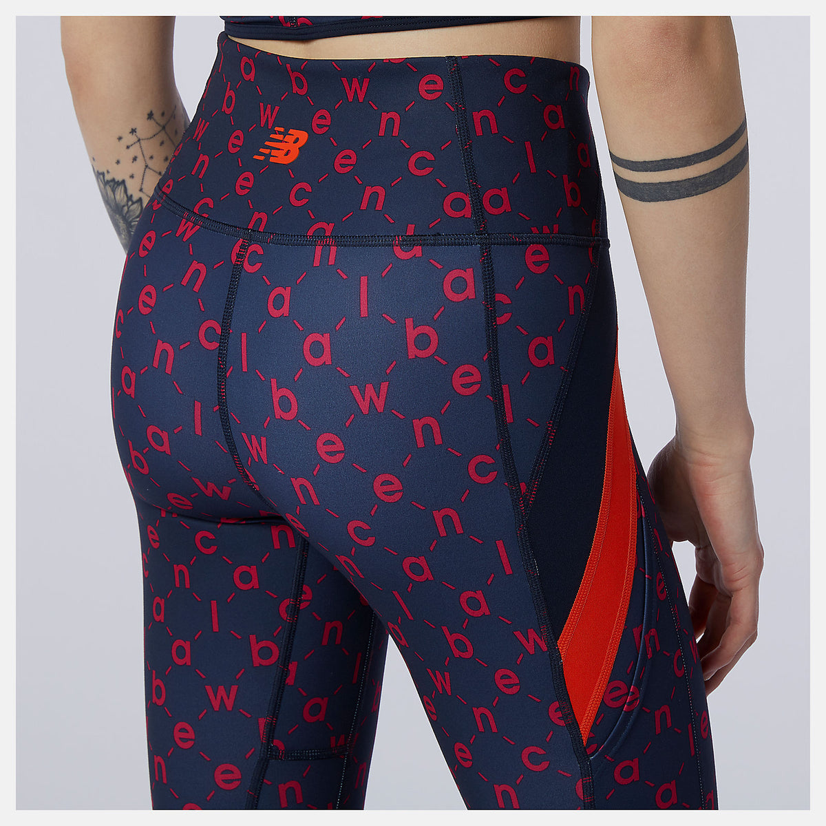 Women New Balance Transform 7/8 NBSleek Printed Tight