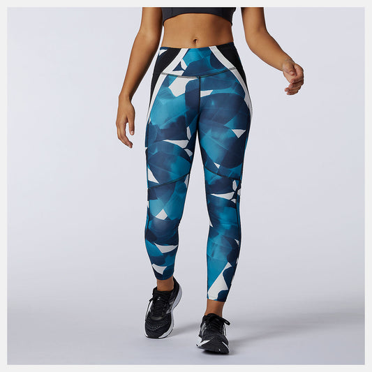 Women New Balance Transform 7/8 NBSleek Printed Tight