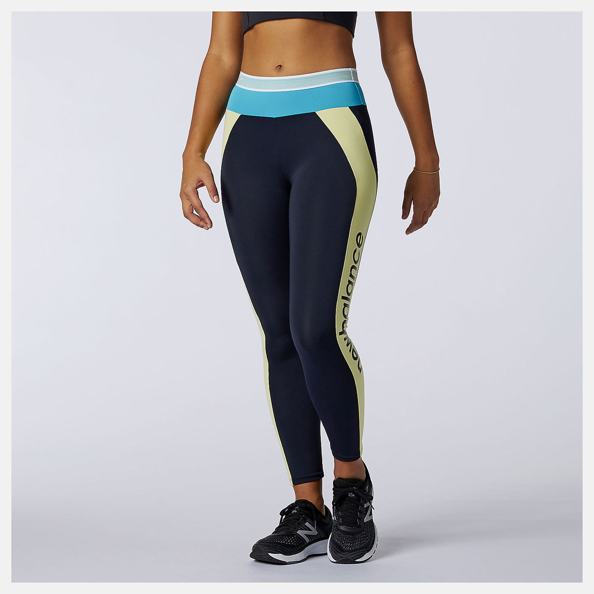 Women New Balance Achiever Remix High Rise 7/8 Tight