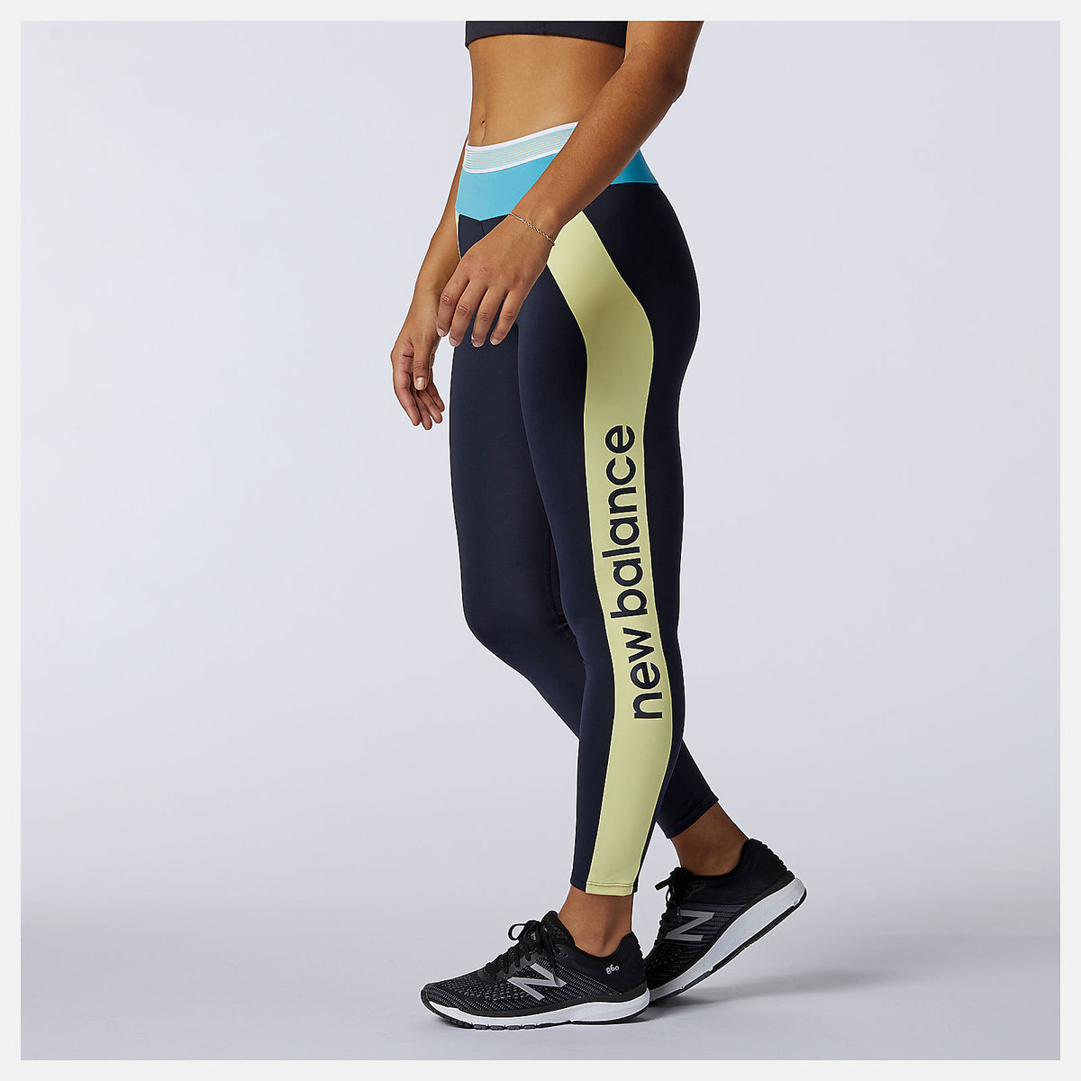 Women New Balance Achiever Remix High Rise 7/8 Tight