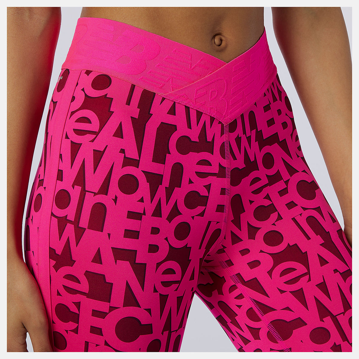 Women New Balance Relentless Printed High Rise 7/8 Tight