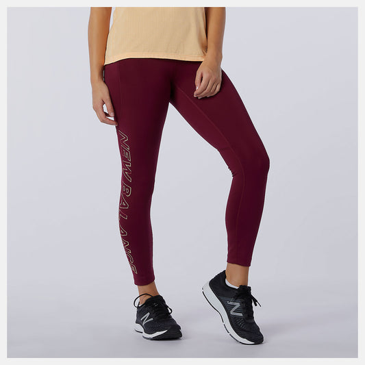 Women New Balance Printed Impact Run Crop