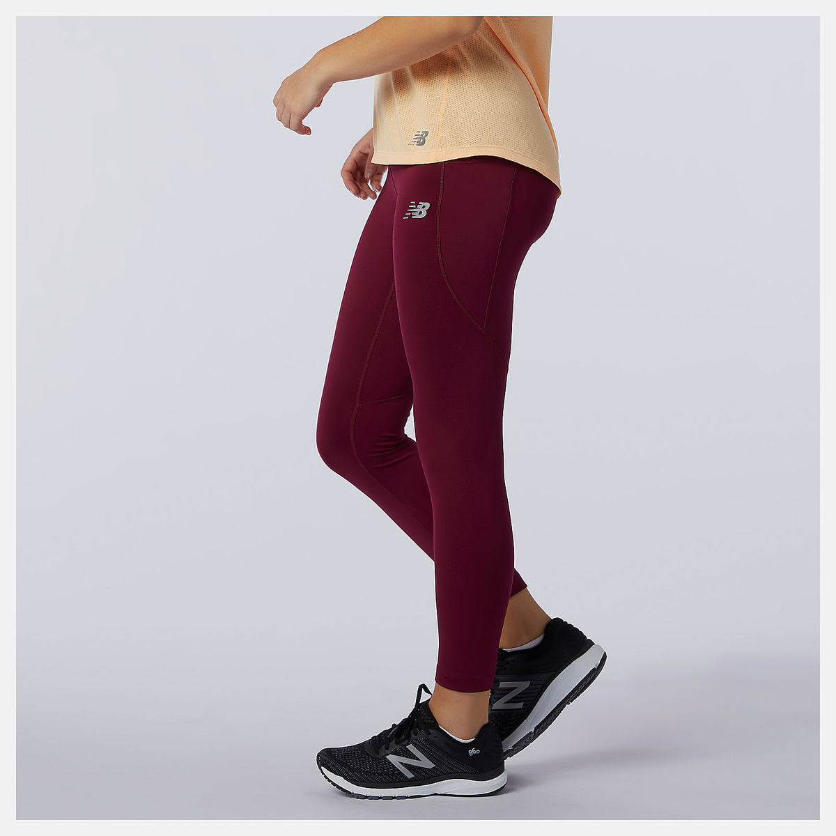 Women New Balance Printed Impact Run Crop