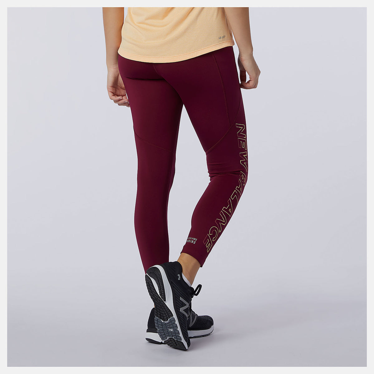 Women New Balance Printed Impact Run Crop