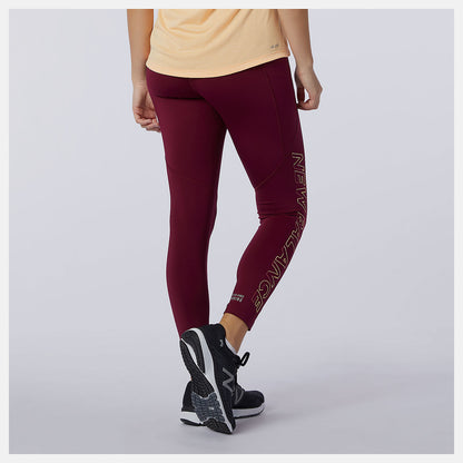 Women New Balance Printed Impact Run Crop