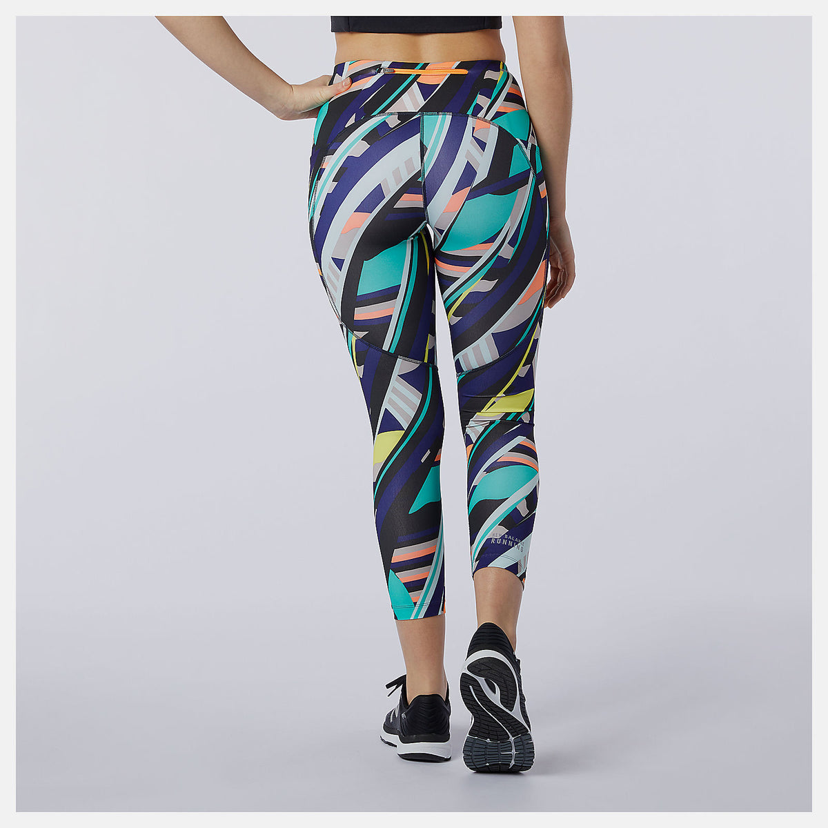 Women New Balance Printed Impact Run Crop