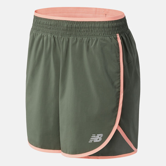Women New Balance Accelerate Short 5 Inch