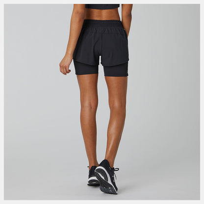 Women New Balance Impact Run 2 In 1 Short