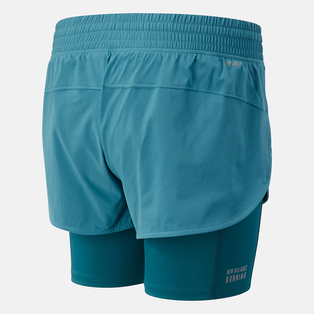Women New Balance Printed Impact Run 2 In 1 Short