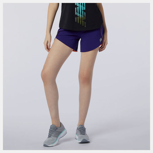 Women New Balance Impact Run Short 5 Inch