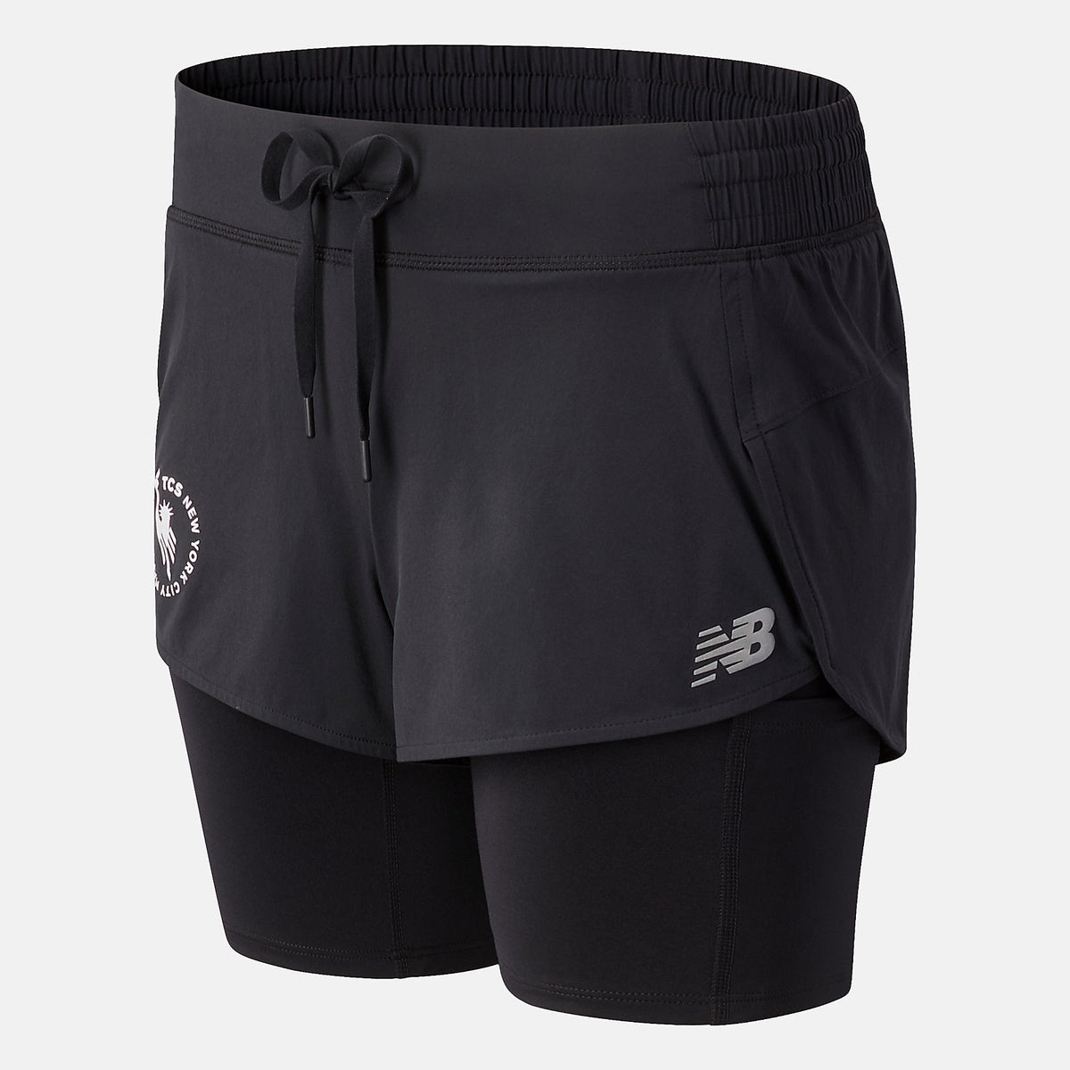 Women New Balance NYC Marathon Impact Run 2 In 1 Short