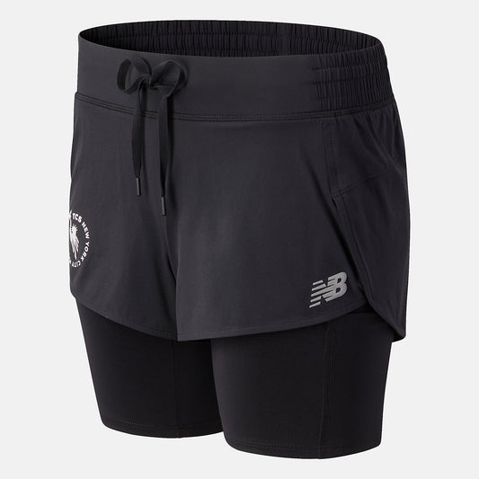 Women New Balance NYC Marathon Impact Run 2 In 1 Short