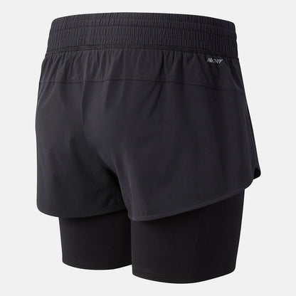 Women New Balance NYC Marathon Impact Run 2 In 1 Short