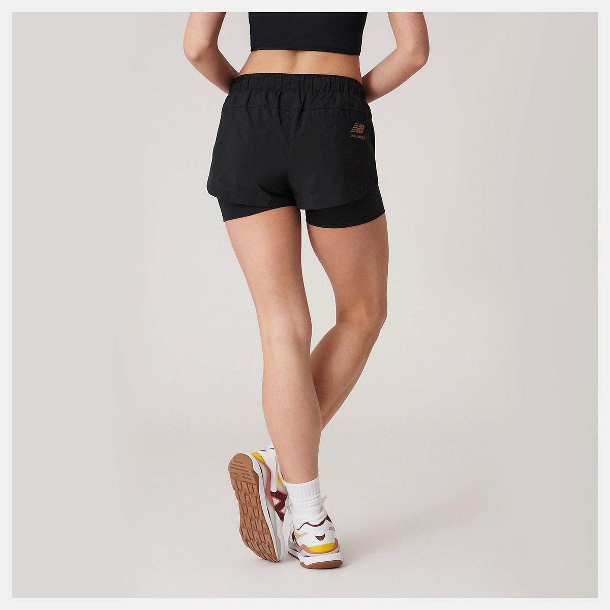 Women New Balance Bandier Woven tech Short