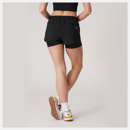 Women New Balance Bandier Woven tech Short