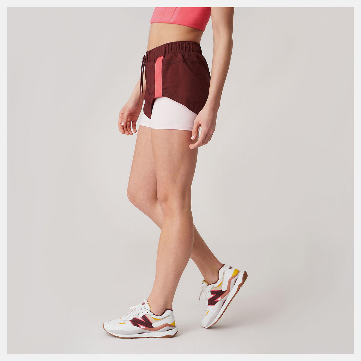 Women New Balance Bandier Woven tech Short