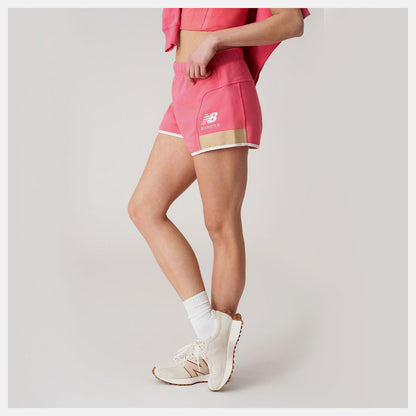 Women New Balance Bandier Fleece Short
