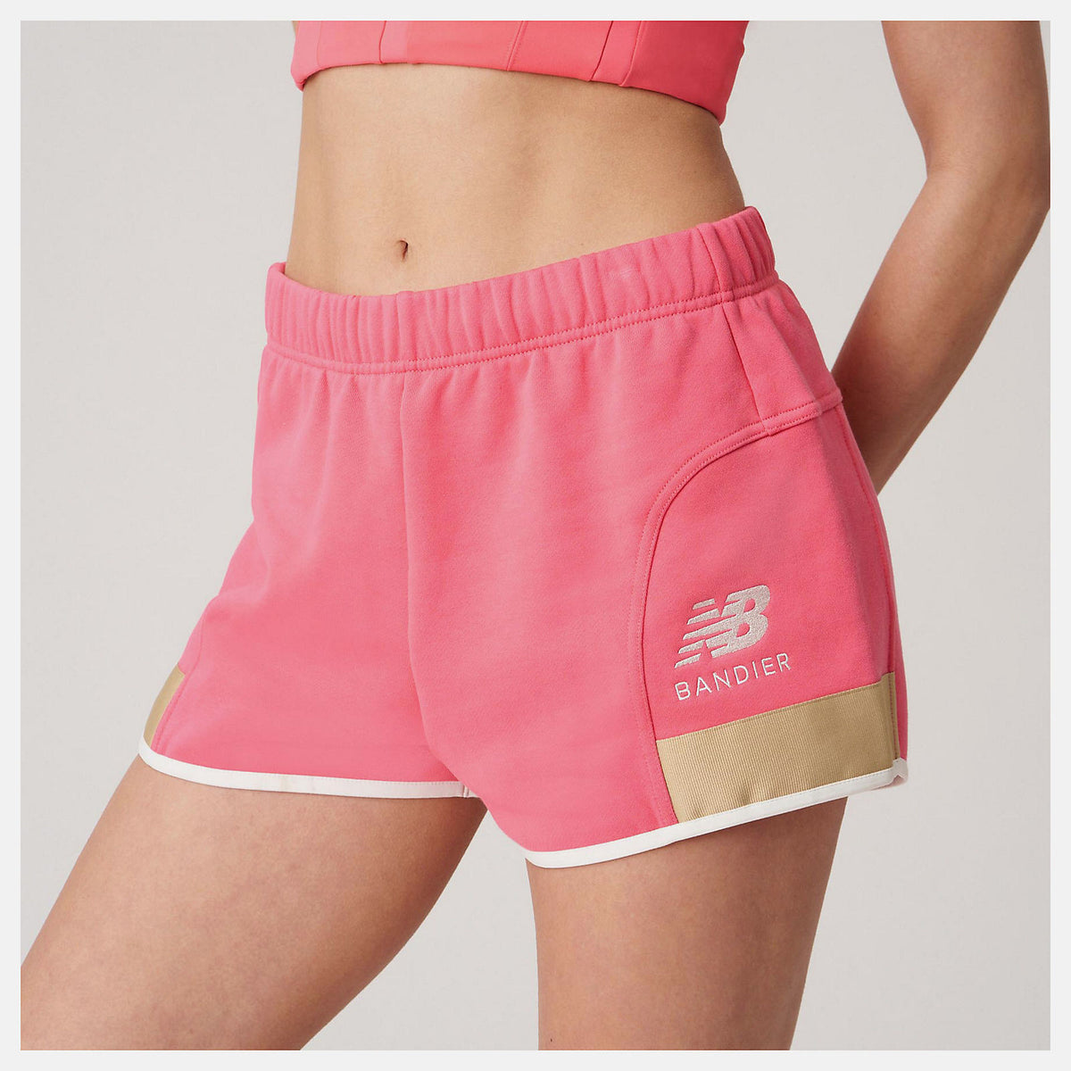 Women New Balance Bandier Fleece Short
