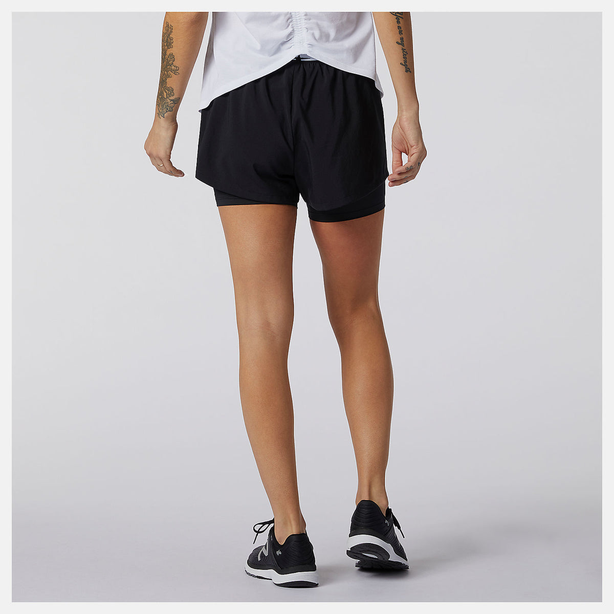 Women New Balance Relentless 2 In 1 Short