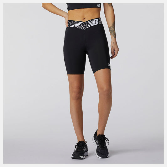 Women New Balance Relentless 8 inch Fitted Short