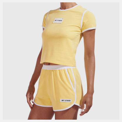 Women New Balance NB x Staud Terry Run Short
