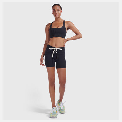 Women New Balance Staud Lace Up Fitted Short