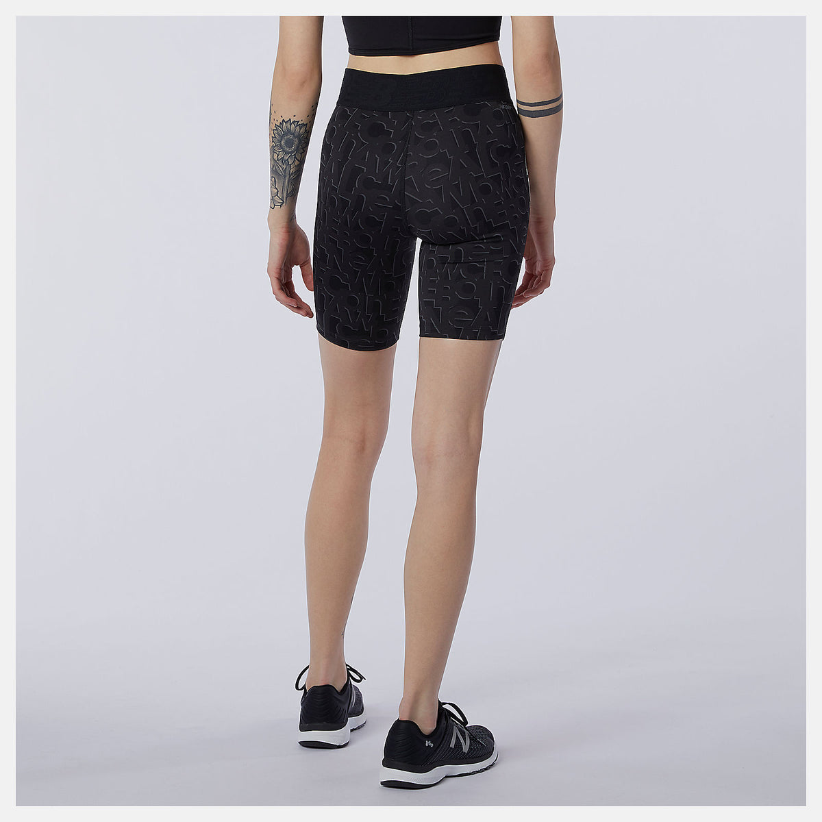 Women New Balance Relentless Printed Fitted Short
