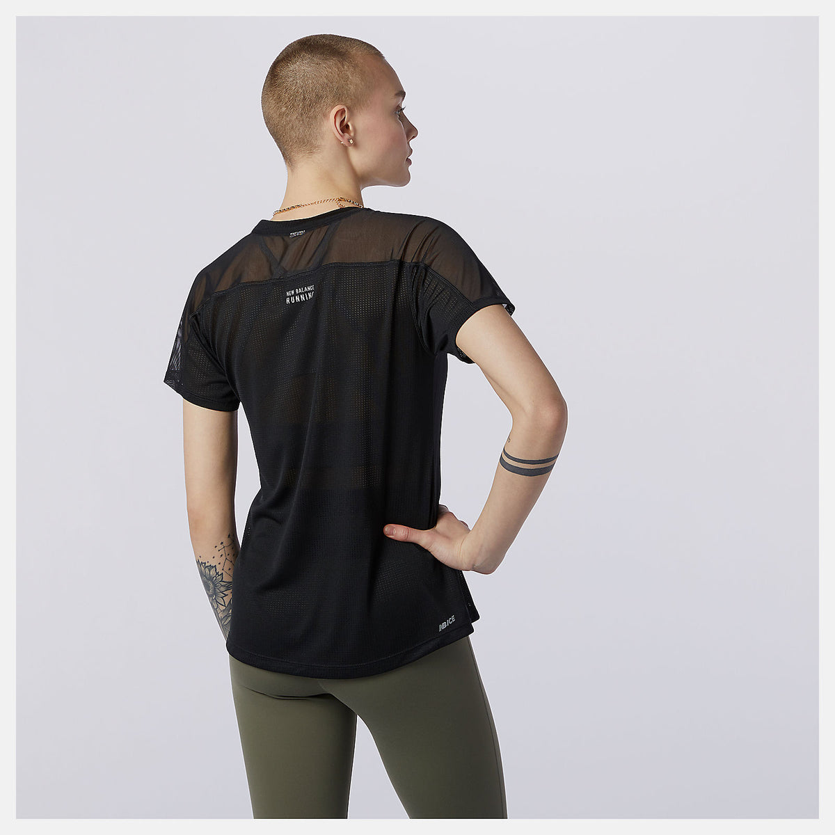 Women New Balance Impact Run Short Sleeve
