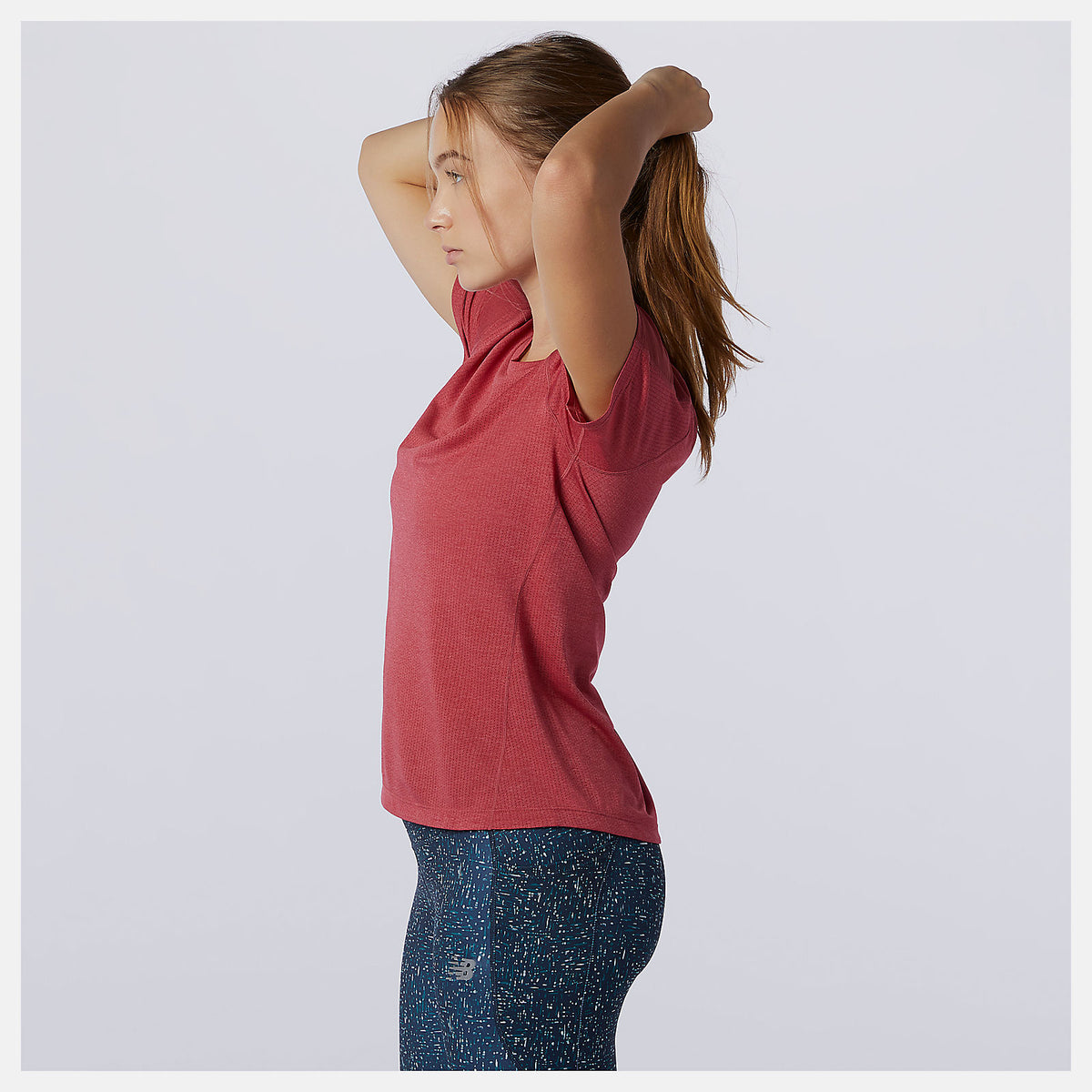 Women New Balance Impact Run Short Sleeve