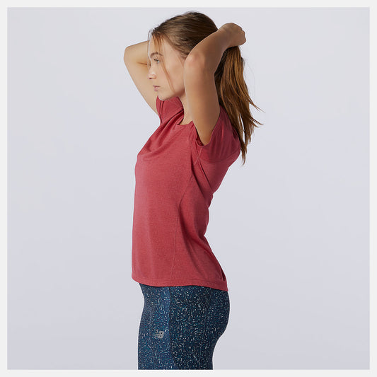 Women New Balance Impact Run Short Sleeve