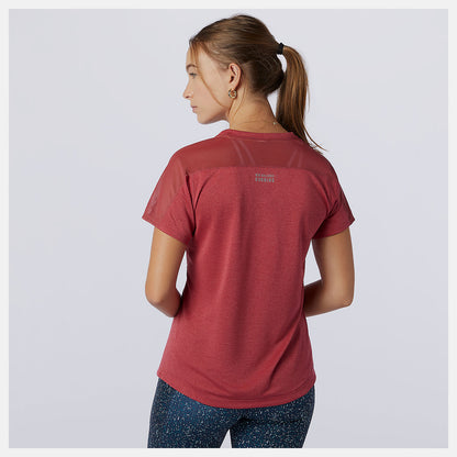 Women New Balance Impact Run Short Sleeve