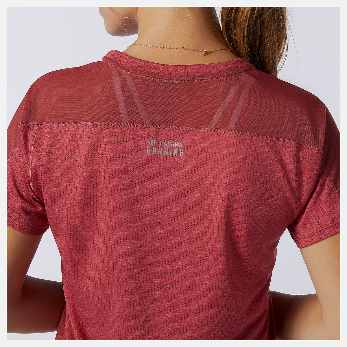 Women New Balance Impact Run Short Sleeve