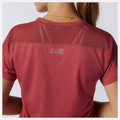 Women New Balance Impact Run Short Sleeve