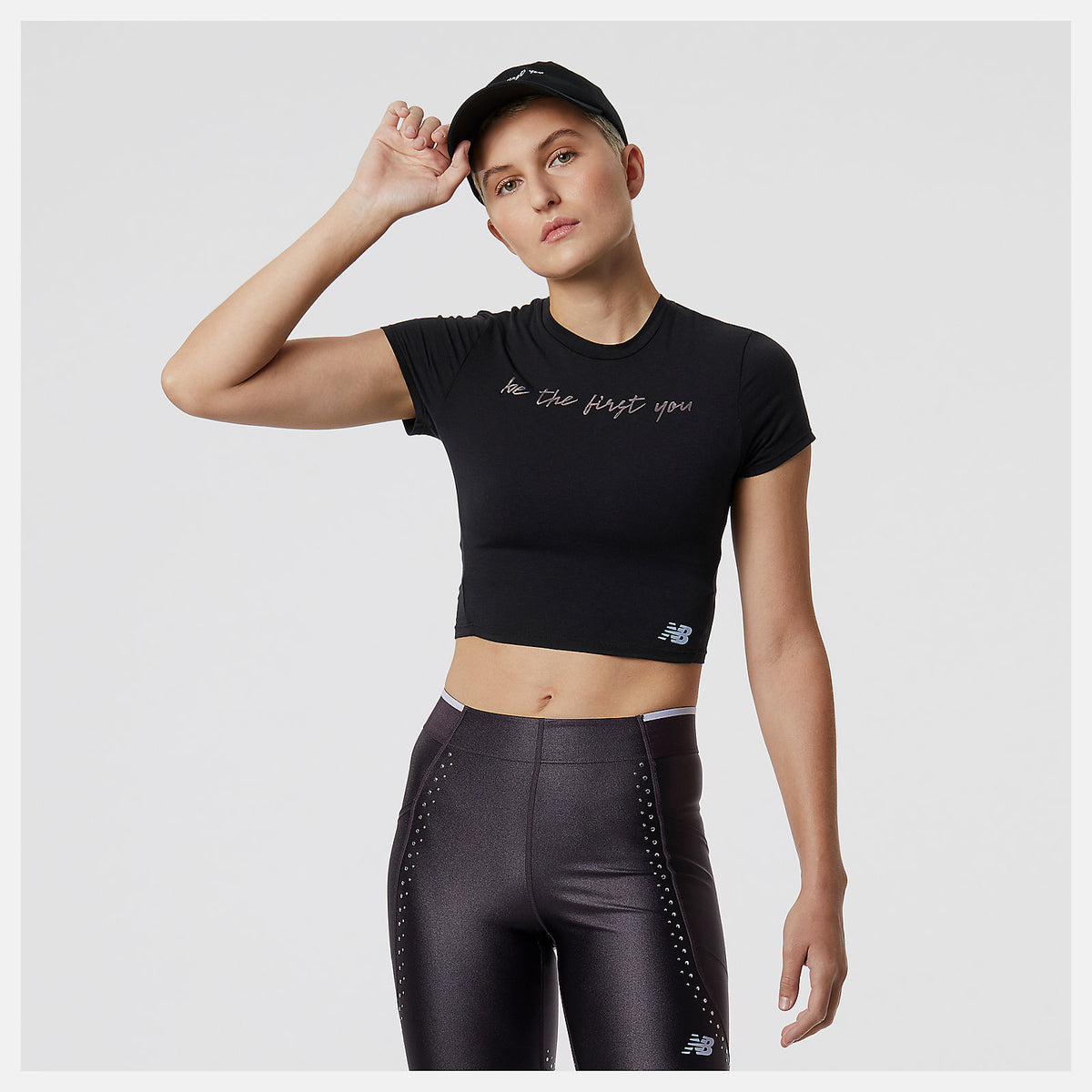Women New Balance Syd Crop Tee