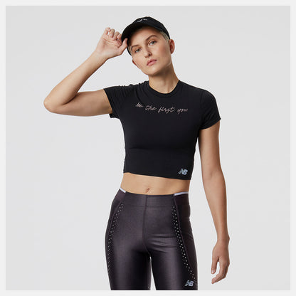 Women New Balance Syd Crop Tee