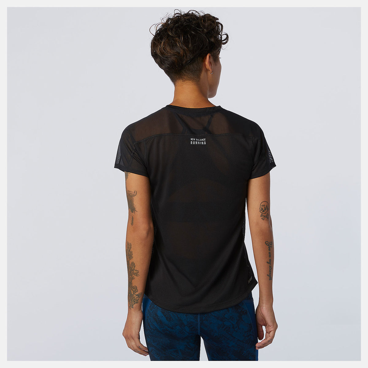 Women New Balance NYC Marathon Impact Run Short Sleeve