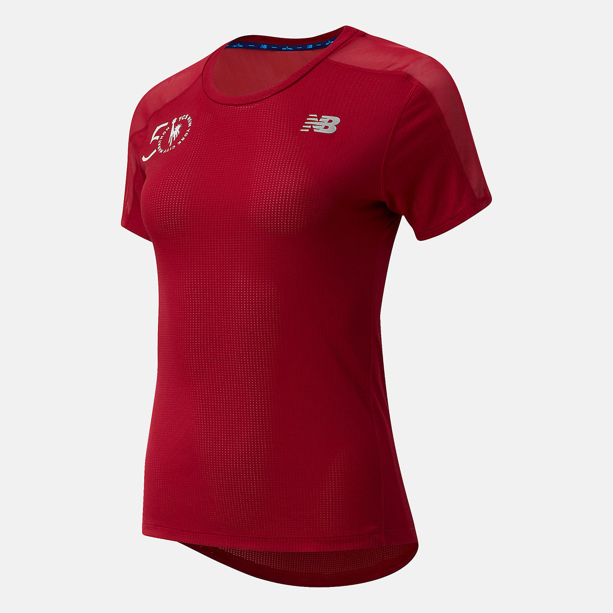 Women New Balance NYC Marathon Impact Run Short Sleeve