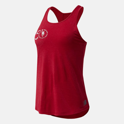 Women New Balance NYC Marathon Q Speed Fuel Jacquard Tank