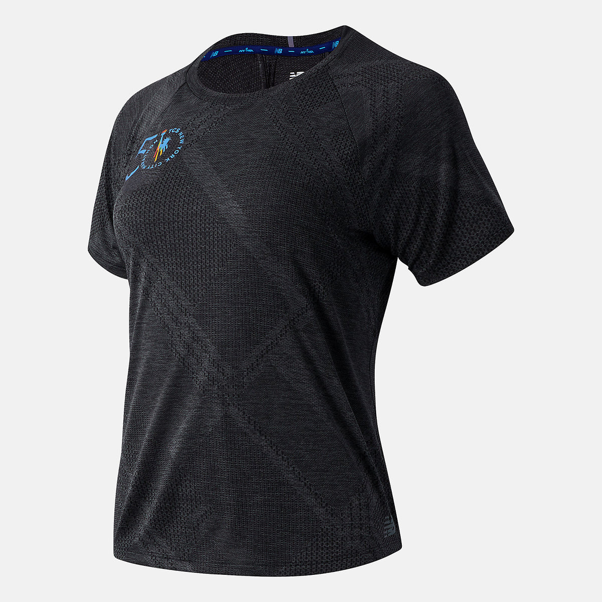 Women New Balance NYC Marathon Q Speed Fuel Jacquard Short Sleeve