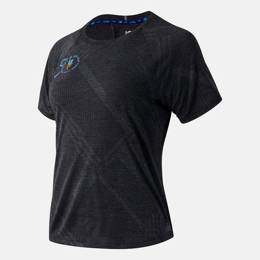 Women New Balance NYC Marathon Q Speed Fuel Jacquard Short Sleeve